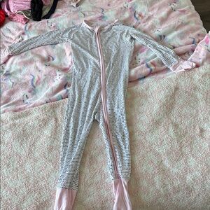 Little Sleepies Pink & White polka Dot